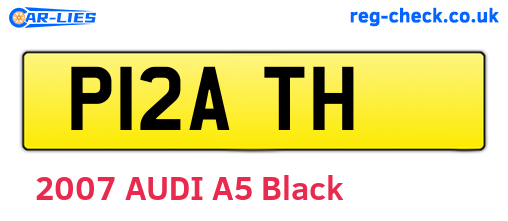 P12ATH are the vehicle registration plates.