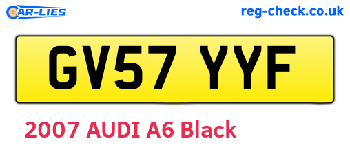 GV57YYF are the vehicle registration plates.