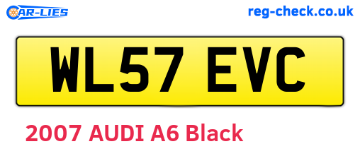 WL57EVC are the vehicle registration plates.