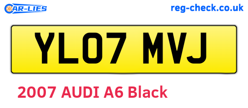 YL07MVJ are the vehicle registration plates.