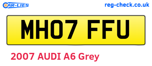 MH07FFU are the vehicle registration plates.