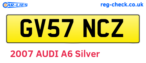 GV57NCZ are the vehicle registration plates.