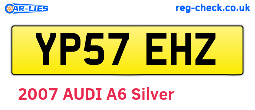 YP57EHZ are the vehicle registration plates.