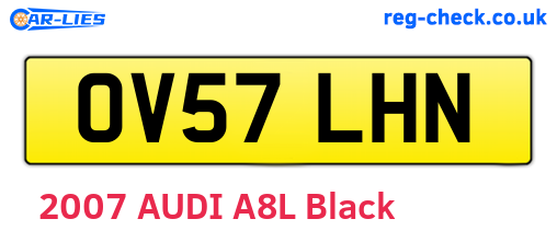 OV57LHN are the vehicle registration plates.