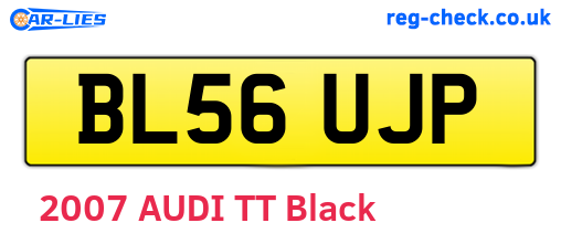 BL56UJP are the vehicle registration plates.