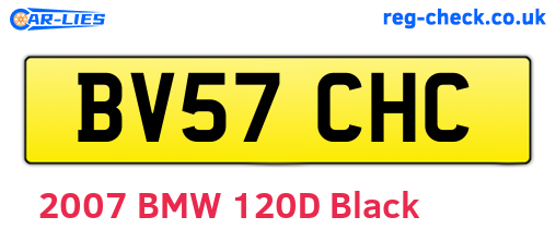 BV57CHC are the vehicle registration plates.