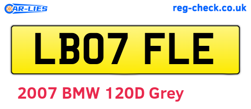 LB07FLE are the vehicle registration plates.