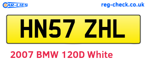 HN57ZHL are the vehicle registration plates.