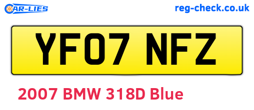 YF07NFZ are the vehicle registration plates.