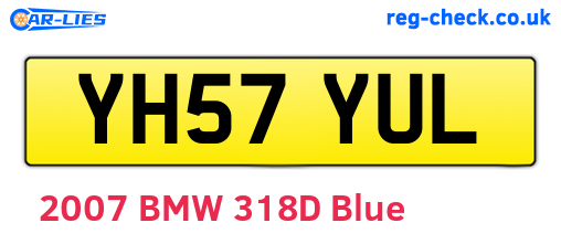 YH57YUL are the vehicle registration plates.