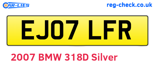 EJ07LFR are the vehicle registration plates.