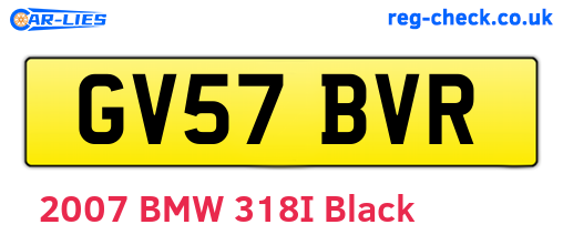 GV57BVR are the vehicle registration plates.