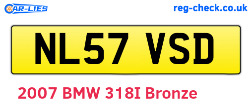 NL57VSD are the vehicle registration plates.