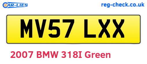 MV57LXX are the vehicle registration plates.