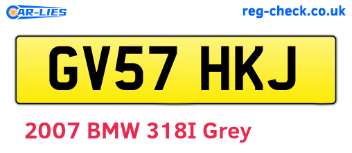 GV57HKJ are the vehicle registration plates.