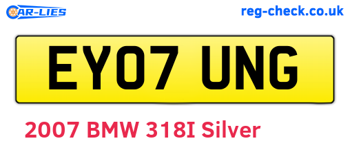 EY07UNG are the vehicle registration plates.