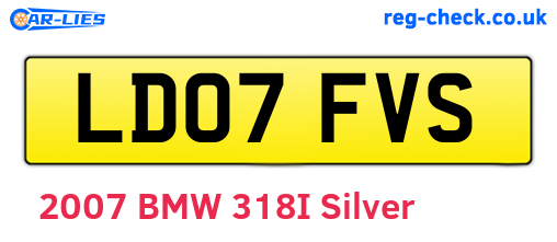 LD07FVS are the vehicle registration plates.