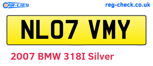 NL07VMY are the vehicle registration plates.