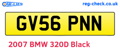 GV56PNN are the vehicle registration plates.