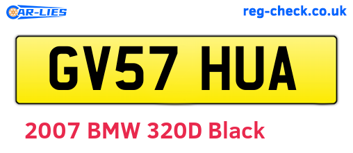 GV57HUA are the vehicle registration plates.