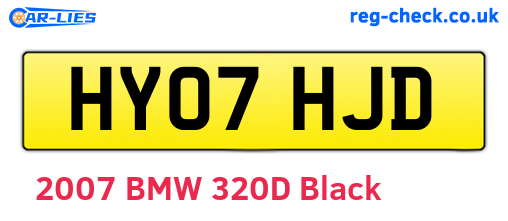 HY07HJD are the vehicle registration plates.