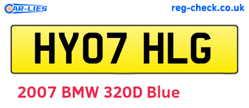 HY07HLG are the vehicle registration plates.