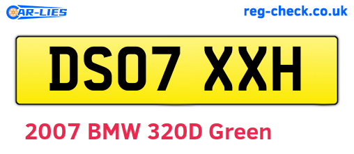 DS07XXH are the vehicle registration plates.