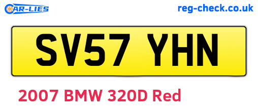 SV57YHN are the vehicle registration plates.