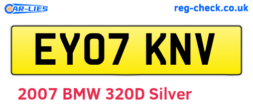 EY07KNV are the vehicle registration plates.