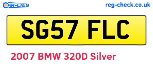 SG57FLC are the vehicle registration plates.