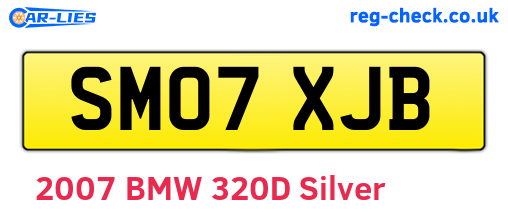 SM07XJB are the vehicle registration plates.