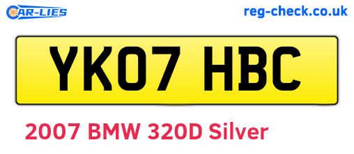 YK07HBC are the vehicle registration plates.
