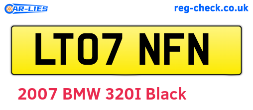LT07NFN are the vehicle registration plates.