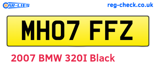 MH07FFZ are the vehicle registration plates.