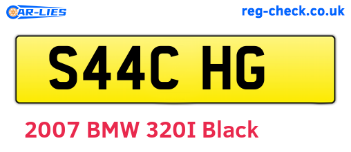 S44CHG are the vehicle registration plates.