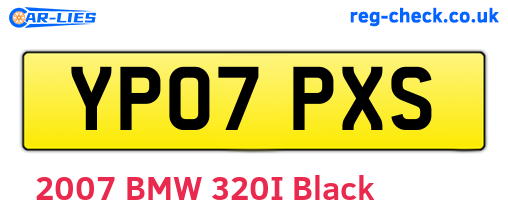 YP07PXS are the vehicle registration plates.