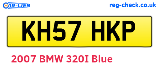 KH57HKP are the vehicle registration plates.