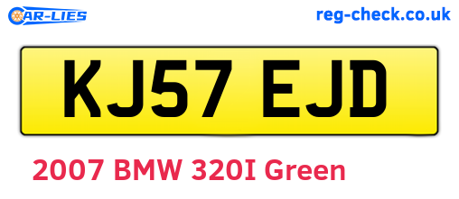 KJ57EJD are the vehicle registration plates.