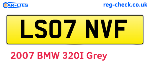 LS07NVF are the vehicle registration plates.