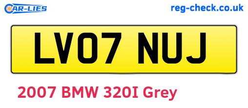 LV07NUJ are the vehicle registration plates.