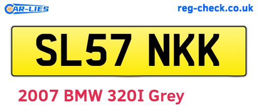 SL57NKK are the vehicle registration plates.