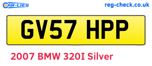 GV57HPP are the vehicle registration plates.