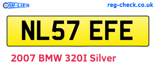 NL57EFE are the vehicle registration plates.