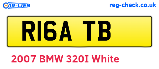 R16ATB are the vehicle registration plates.