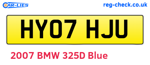 HY07HJU are the vehicle registration plates.