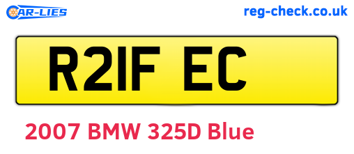 R21FEC are the vehicle registration plates.
