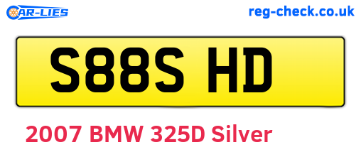 S88SHD are the vehicle registration plates.