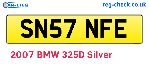 SN57NFE are the vehicle registration plates.