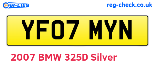 YF07MYN are the vehicle registration plates.