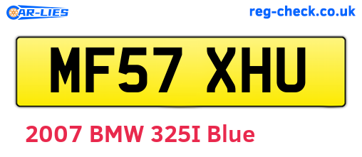 MF57XHU are the vehicle registration plates.